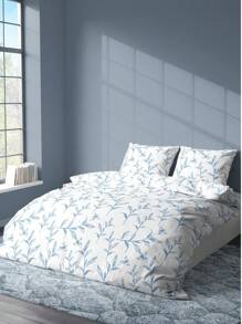 Set copripiumino a cuori rossi da 3 pezzi | Copripiumino 200x200 cm 1 pezzo e federe 80x80 cm 2 pezzi | SENZA LENZUOLA
