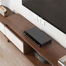 TV Stand, Rectangular TV Console TV Media Cabinet With Adjustable Storage Shelves & Doors, Modern TV Table Solid Wood Entertainment Center Stand For Living Room Bedroom - màu nâu - Xem 6