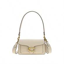 Coach Official Women's Leather Shoulder Crossbody Handbag CY201B4HA - CY201B4HA White - View 1