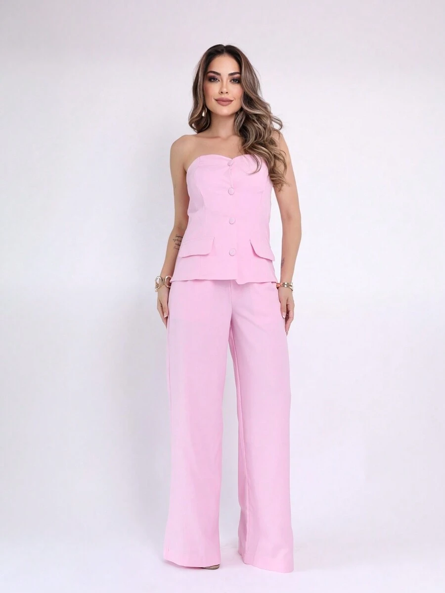 Elegant, Modern, Minimalist, Sexy, Off The Shoulder, Set Mode en ligne SHEIN FRANCE
