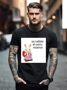 playera ternura amor - Negro - Ver 2