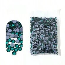 玻璃热修复水晶钻平底适用于 DIY 服装面料装饰 - 彩色 - 查看 50