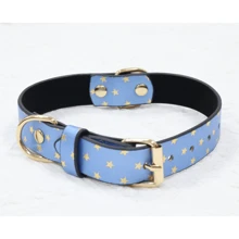 1 Stück handgemachtes Hundehalsbad mit weichem, verstellbarem Leder, geeignet für kleine, mittlere und große Hunde, Hundehalsbad (Da alle Produkte handgefertigt sind, können sich die handwerklichen Details leicht unterscheiden).