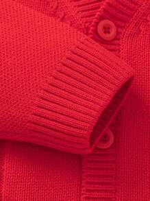 Balabala Chaqueta de punto casual con bordado de dibujos animados para niños, para otoño/invierno