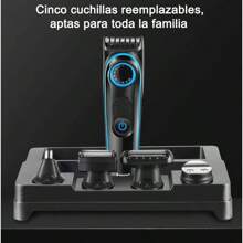 Afeitadora Eléctrica, Sebami Multi Kit Máquina recortadora de barba 5 en 1 rasuradoras para hombre Barbero Electrico Cortapelos Profesional Hombre Cortador Pelo Cortadora de Pelo Recargable Máquina de Afeitar Recortadora Barba - 1 - Ver 6