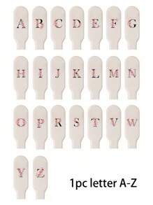 1pc Printed With Orange Pink Flowers And Black Letters Portable Travel Folding Comb, Initial Letters A-Z,Anti-Static Mini Pocket Hair Comb, Hair Styling Tools For Men And Women, Plastic Folding Comb,Travel Hair Brush, Portable Gift Lightweight Compact Small Hairbrush, Pocket Hair Comb For Travel