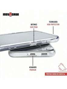 INSTACASE Case Compatible With Honor, Protector For Honor Hand Pink Rugged Use, Case For Honor Pink, Case For Honor For Women, Shockproof TPU.