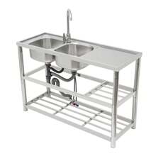 YUNRUX Kitchen Sinks - Silver - View 1