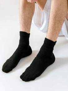 3 paar herensokken zijn geschikt voor alle seizoenen Willekeurige multi-kleurige sportsokken Dikke handdoekbodem Slijtvast Anti-slip Anti-geur Sport Basketbal Bergbeklimmen Mode Eenvoudige vrijetijdssportsokken