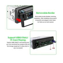 Coche Estéreo Reproductor Mp3 Radio Receptor Multimedia - Negro - Ver 5