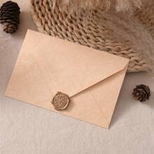5pcs/Set Tree Grain Envelopes & Stationery Set, Vintage Chinese Style Letters, Wedding/Greeting Cards, Postcards, Envelopes - Multicolor - View 10