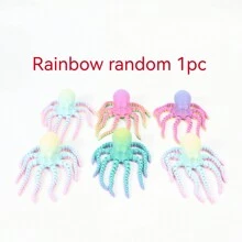 1 pulpo gigante de 41 cm/16,14 pulgadas, monstruo del océano, pulpo enorme, pulpo colorido, pulpo negro y dorado, regalo de fiesta de decoración navideña, regalo de cumpleaños, decoración artística divertida impresa en 3D, decoración del hogar, decoración del automóvil, decoración del jardín, regalo de San Valentín