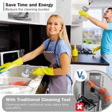 Electric Cleaning Rotary Brush Band, Multiple (With 3 Brush Heads, 4 Brush Heads, 5 Brush Heads) Power Cleaning Brush, Household Rechargeable Handheld Shower Cleaning Brush For Bathroom Wall Tile Floor Bathtub Kitchen