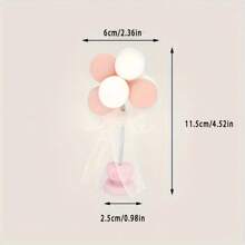 1pc Cute Swinging Balloon Car Decor, Creative Confession Balloon, Spring Dashboard Decoration For Car Interior