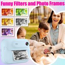 Kids Camera Instant Print,Children Instant Cameras That Print Photos,Christmas Birthday Gifts For Girls Boys Age 3-12,Portable Toy For 3 4 5 6 7 8 9 10 Year Old Toddler