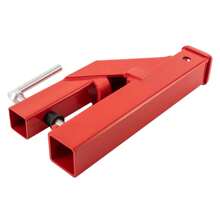 kangten 2" Clamp On Tractor Hitch Bucket Trailer Receiver Ball Mount Tow Attachment - Red - View 7