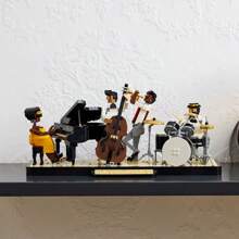 LEGO مجموعة ألعاب بناء الكتل فكرة فرقة الجاز 21334