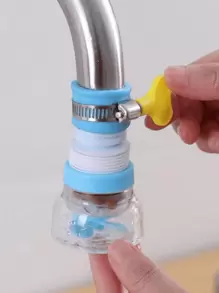 1/2/3pcs, Multi-Color Faucet Sprayer Head With Rotatable Nozzle & Extendable Filter - Splash-Proof Kitchen & Bathroom Accessory, Easy Install(Random Color And Style)