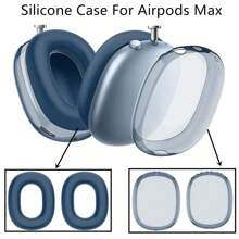 Set Casing Pelindung Silikon Kompatibel dengan Max, Casing Pelindung Silikon Lembut Transparan, Penutup Pelindung TPU, Casing Pelindung Silikon Terbaru, Penutup Pelindung Silikon, Tahan Air, Tahan Debu, Anti Sidik Jari, Tahan Gores, Anti Jatuh, Perlindungan Menyeluruh 360°, Cangkang Pelindung Headphone Silikon Transparan, Penutup Ikat Kepala Silikon, Bahan Silikon Lembut, Lebih Nyaman, Tahan Lama dan Mudah Dibersihkan, Tersedia Berbagai Warna, Hadiah yang Bagus - MultiWarna - View 11