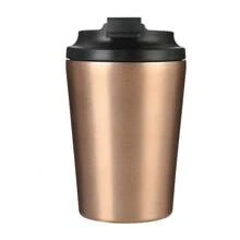 1pc Simple Portable Fashionable 350ML Stainless Steel Vacuum Insulated Coffee Cup Back To School - Multicolor - View 10
