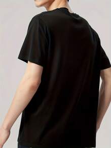 Camiseta de manga corta personalizada con estampado cómodo para hombre de la serie Bonzai Records Classic Fun - Negro - Ver 2