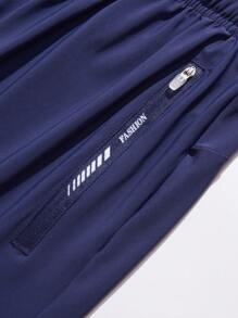 2pcs Women Summer Casual Sports Pants, Drawstring Waist, Lightweight Breathable Trousers For Outdoor Activities, Sports, Hiking - Multicolor - View 6