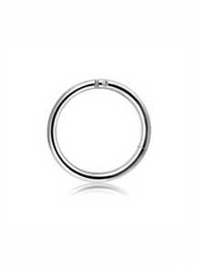 IRONBOX 1pc 16G Surgical Steel Hinged Clicker Septum Nose Rings Hoop Helix Cartilage Daith Tragus Earrings Body Piercing Jewelry