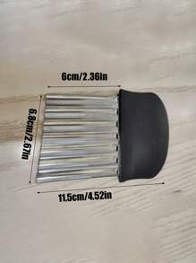 Wavy French Fries, Salad Wavy Cutter, Multifunctional Wave Onion Potato Slicer 1pc