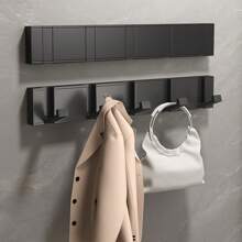 Drilled Invisible Hooks That Can Be Hung On The Wall Of The Bathroom. It Can Also Be Used As A Hanger After Entering The Door, Suitable For Placing On The Entrance Porch, And Can Also Be Used As A Folding Coat Hook In The Bedroom.