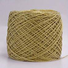 1 Rolle, 50g bunte einzigartige Gold Silber Garn Knäul Häkel Faden mit Glitzer zum Handweben, perfekt für DIY Strick- und Häkelprojekte - ideal zum Erstellen von Pullover, Mützen, Taschen und Puppen