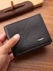 3pcs/Set Men's Fashionable Business PU Leather Wallet, Perfume, Quartz Wrist Watch Gift Set, Perfect Valentine's Day Present For Him
