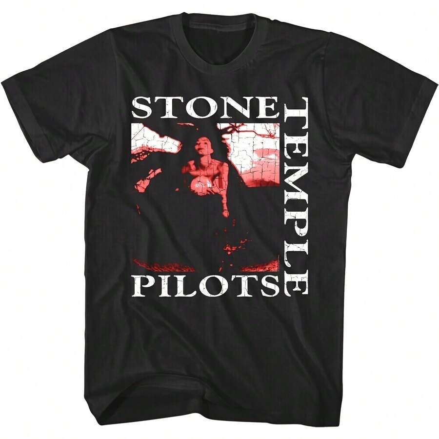 STONE TEMPLE PILOTS Shirt Core Tree Album Cover Graphic Tees - Black - View 1