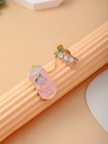 Creative Brooch Set - Red Wine, Coffee, Beer, Juice Beverage Series Accessories, Enamel Crafted Pins, Fashion Jewelry, Versatile For Daily Wear, Backpack Decorations, Multi-Purpose Decoration, Clothing Brooch - Multicolor - View 9