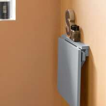 SoBuy FWT03 Wall-Mounted Folding Table, Kitchen Table, Children's Furniture, Laptop Table, Dining Table, Desk - Grey - View 7