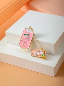 Creative Brooch Set - Red Wine, Coffee, Beer, Juice Beverage Series Accessories, Enamel Crafted Pins, Fashion Jewelry, Versatile For Daily Wear, Backpack Decorations, Multi-Purpose Decoration, Clothing Brooch - Multicolor - View 14