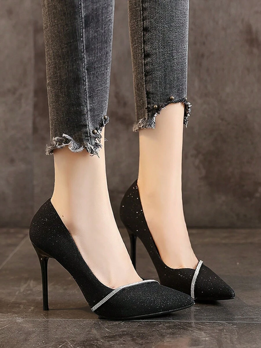 Elegantes Tacones Altos Mujeres Moda Zapatos De Tacon