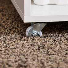 SoBuy Mobile Storage Cabinet Side Cabinet File Cabinet White And Natural W70 X D30 X H61cm FBT134-W - White - View 6