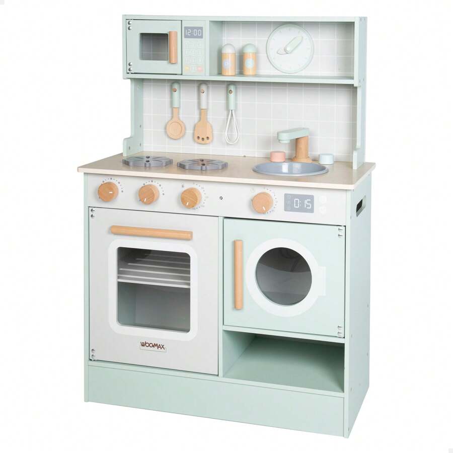 WOOMAX Wooden Kitchenette With Interactive Elements And Accessories ✅ Delivery 24/48h To Spain (Mainland) - Multicolor - View 1