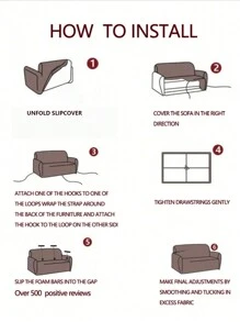 1pc Geometric Line Jacquard Plush Sofa Cover, Simple Elastic One-Piece Sofa Slipcover, Pet Friendly Non-Slip Washable, 4-Season Use Full Coverage Sofa Protector, With 1pc 45*45cm Pillow Case Included - Dark Gray - View 6