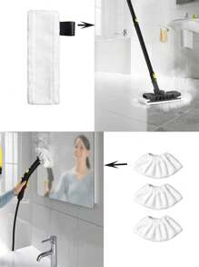 1/2/4/6pcs Replacement Pad Set Compatible With Karcher SC1, SC2, SC3, SC4, SC5, CTK10 Hand Scrubbers And Mops