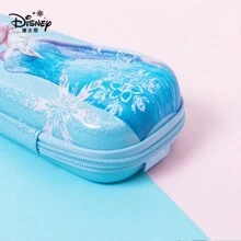 Disney Disney Princess Aisha Primary School Children's Children's Pencil Bag 3D Cute Girls' Stationery Box Large Capacity Creative Pencil Bag Pencil Case Back To School Season