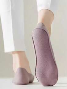 5 Pairs High Quality Matching Casual Socks Women's Invisible Low Cut Sock Lot Breathable Silicone Non-Slip Comfortable Bottom - Multicolor - View 3