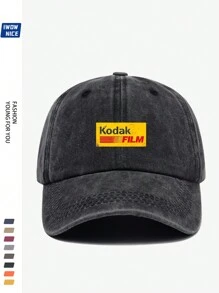 Vintage 90s Film Logo Baseball Cap, Plain Design, Multi-Color Options, Adjustable Size, Retro Truck Driver Hat, Outdoor Sun Protection Hat, Suitable For Casual, Entertainment, Hiking, Photography, Birthday, Holiday Gift