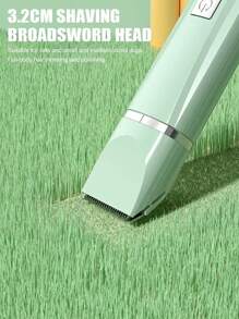 1 件装 4 合 1 宠物毛发剃须刀，2025 新款电动狗爪子修剪器，宠物剪低噪音无绳静音毛发修剪器套装，狗猫宠物爪子修剪器 - 彩色 - 查看 7