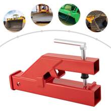 kangten 2" Clamp On Tractor Hitch Bucket Trailer Receiver Ball Mount Tow Attachment - Red - View 9