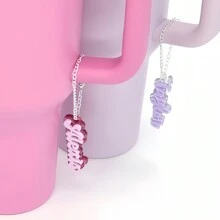 Personalized NAME TAG Jewelry Charm For Tumbler Bottle | Cup Accessory Water Bottle,Multi-Functional, Reusable,Easy To Clean,Exquisite,Cute,Fashionable,Adorable,High-Quality,Custom,Unique,Personalized,Ideal Gifts For Him,Ideal Gifts For Her,Her,Boyfriend,Girlfriend,Dad,Mom,Family,Friends,Youth,Youth,Kitchen,Dining Room,Bedroom,Office,Living Room,Home,Tea Room,Personal Items