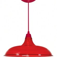 Chandelier Pendant Lamp Prato Bedd Retro Style 32cm Colors - Translucent Red - View 2