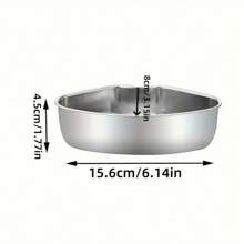 3pcs/4pcs Stainless Steel Steamer Set - Fan-Shaped Steamer Box, Steaming Plate, Compatible With Rice Cooker, Wrinkle-Resistant, Heat-Resistant, Dishwasher Safe, Cooking And Dining Accessories Without Electricity Required