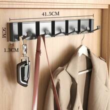 Drilled Invisible Hooks That Can Be Hung On The Wall Of The Bathroom. It Can Also Be Used As A Hanger After Entering The Door, Suitable For Placing On The Entrance Porch, And Can Also Be Used As A Folding Coat Hook In The Bedroom.