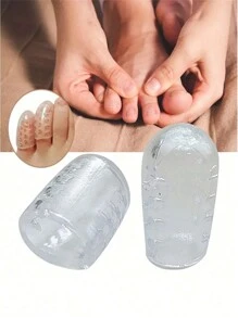 10pcs Transparent Anti-Slip Foot Protection Insoles, Silicone Breathable Soft Forefoot Pads For Casual Shoes, Women Shoes, Men Sneakers, Winter Shoes